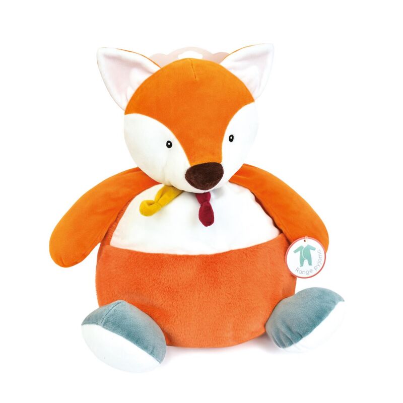  - balthazar the fox - plush pyjama bag orange 40 cm 